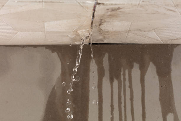 Professional Water Damage Repair technician working in Mustang, OK